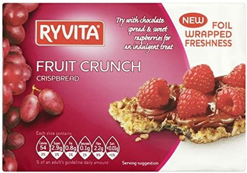 Ryvita Fruit Crunch Crispbread (200g) - Pack of 6