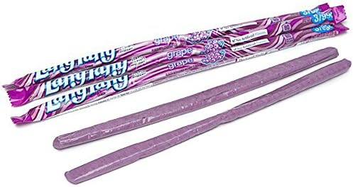 Laffy Taffy Rope - Grape Flavor (Box of 24 Ropes)