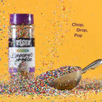 Rainbow Nonpareils Sprinkles 10 oz – Kosher Mini Round Sprinkles for Baking, Cupcakes, Cookies, Cakes & Ice Cream Decorations