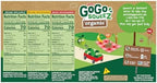 GoGo squeeZ Organic Applesauce and Fruit Puree, Variety Pack, Apple, Strawberry & Banana, 3.2 oz (Pack of 12), Unsweetened Organic Fruit Snacks for Kids, No Gluten, Nut & Dairy, BPA Free Pouches