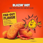 Hippeas Chickpea Puffs, Blazin' Hot, 18 x 0.75 oz Bags, Baked Crunchy Chickpea Snacks with 3g Plant Protein, 2g Fiber & 40% Less Fat, Dairy & Gluten Free, Non-GMO, Top 9 Allergen Free