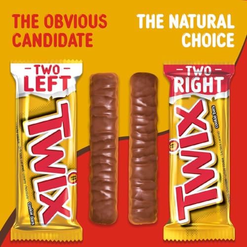 JÁCLER TWIX Full Size Caramel Chocolate Cookie Candy Bar, 1.79 oz. 36-Count Box (36 PACK)