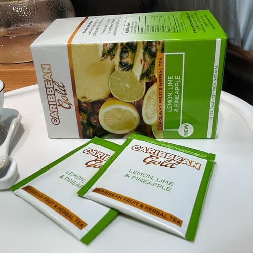 Caribbean Gold Fruit and Herbal Teas (Lemon, Lime & Pineapple)