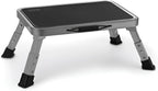 Jocauto Foldable Step Stool, Adjustable Step Stool with a Non-Slip Platform, Step Ladder with Thick Rubber Feet for Adults or Children in Kitchen, Bedroom, Office, Rv, 330 Lbs Capacity