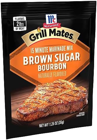 McCormick Grill Mates Brown Sugar Bourbon Marinade, 1.25 oz (Pack of 12)