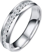 Health Care Weight Loss Fat Burning Slimming Magnetic Ring Rhinestone Jewelry Couple's Birthday Gift