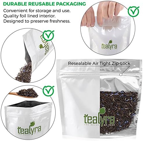 Tealyra - Cream Earl Grey Moonlight | Luxurious Black Loose Leaf Tea | Citrusy Bergamot & French Vanilla Flavor | All Natural Ingredients, 100g (3.5-ounce)