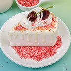 Red & White Sanding Sugar Sprinkles, 4.6 oz Edible Peppermint Sparkling Sugar Crystals for Baking Topping, Cupcakes, Cookies, Ice Cream & Cake Decorating, Wedding Valentines Christmas Holiday Supplies