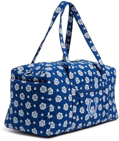 Vera Bradley Women's Cotton NFL Large Travel Duffel Bag (Multiple Teams Available)