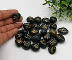 Amazing Gemstone Bloodstone Runes Crystal Runes Set of 25 Engraved Rune Stones with Runes Book PDF