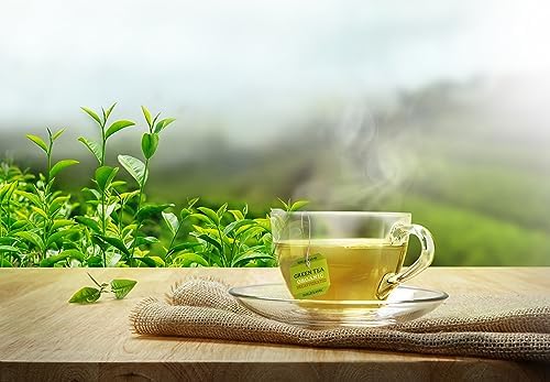 Bigelow Tea Organic Decaffeinated Green Tea, Decaf Organic Green Tea Bags, 40 Count Box (Pack of 6), 240 Total Tea Bags