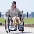Aluminum Multifunctional Manual Wheelchair,Lightweight Foldable Transport Chair,Extra-Wide Bariatric Wheelchair,Portable Compact Travel Wheelchairs for Elderly