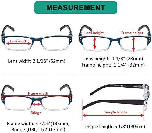 Eyekepper Reading Glasses-4 Pack Include Reading Sunglasses for Women Men Reading Under The Sun,Two-Tone Reader Eyeglasses
