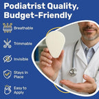 12-Pack Metatarsal Foot Pads for Pain Relief - 1/4” Thick, Ball of Foot Cushions for Women and Men, Forefoot and Sole Support, Metatarsalgia Mortons Neuroma. Metatarsal Pads Ball of Foot Cushions.