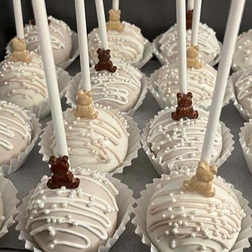 Edible Brown and Tan Teddy Bear Baby Shower We can Bear Bearly Wait Cake Confetti Sprinkles Cake Cookie Cupcake Ice cream Donut Jimmies Quins 2oz