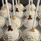 Edible Brown and Tan Teddy Bear Baby Shower We can Bear Bearly Wait Cake Confetti Sprinkles Cake Cookie Cupcake Ice cream Donut Jimmies Quins 2oz