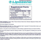 Lipozene Diet Pills - Weight Loss Supplement - 4 Bottles of 30 Capsules Each, a Total of 120 Capsules!