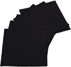 Perfectware 2Ply Black Paper Cocktail Beverage Napkins 1000ct
