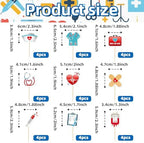 36 Pcs Medical Theme Toothpick Cupcake Toppers, Mini Doctor Nurse Party Picks with 9 Designs for Graduation, Hospital Birthday, Clinic Decorations, Cakes, Drinks, and Dessert Table Decor