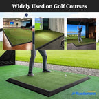 Ruedamann 6.6 Ft Threshold Transition Strip, 1 1/5"~1 2/5" Rise Rubber Threshold Ramp, Overlap Edge Reducer, Doorway Edge Trim and Mats for Golf Courses, Laminate Doorway, Carpet, Floor, Tile
