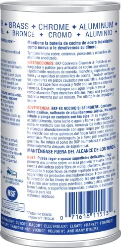 Bar Keepers Friend Superior Cookware Cleanser & Polish | 12-Ounces | 1-Unit