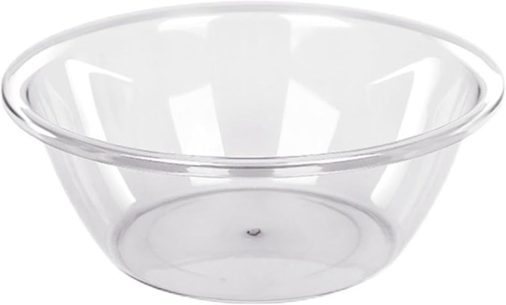 Transparent Wash Basin, Thicken PET Sturdy Large Capacity Multifunction Round Clear Washbasin Dish Tub, Plastic Basin Foot Soaking Basin Kitchen Sink Bowl Wash Bowl Vegetable Bowl for Home(Medium)