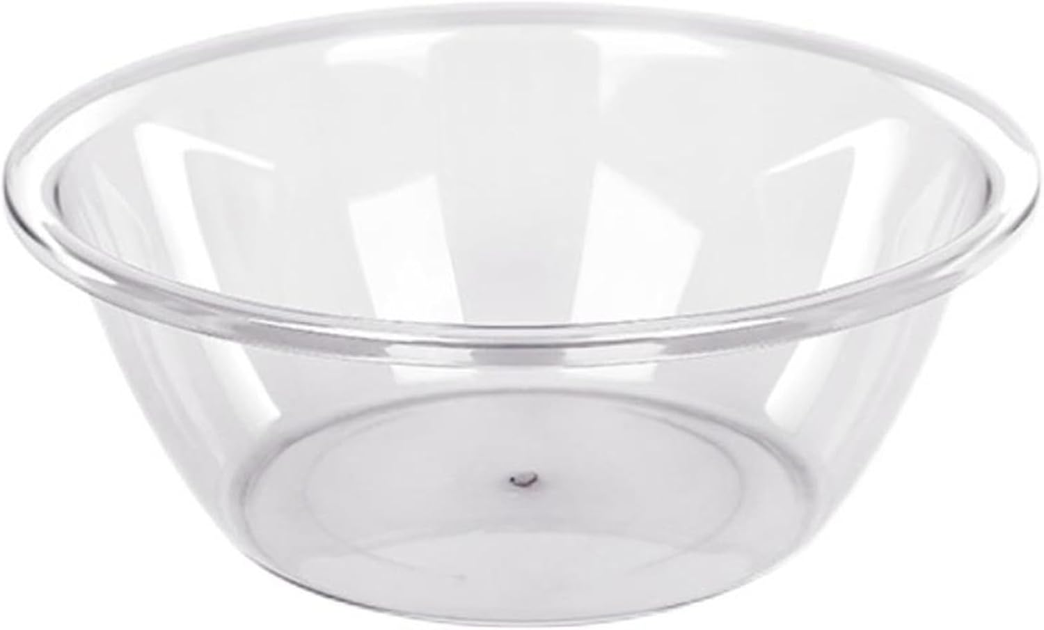 Transparent Wash Basin, Thicken PET Sturdy Large Capacity Multifunction Round Clear Washbasin Dish Tub, Plastic Basin Foot Soaking Basin Kitchen Sink Bowl Wash Bowl Vegetable Bowl for Home(Medium)