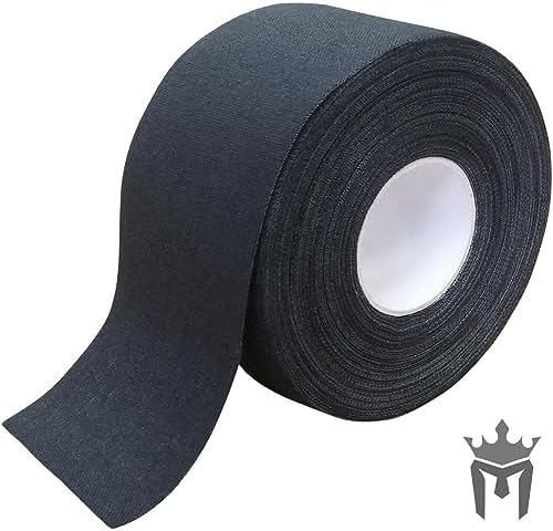 Meister 15Yd x 1.5" Premium Athletic Trainer's Tape for Sports and Medical (50% Longer) - Black - 1 Roll
