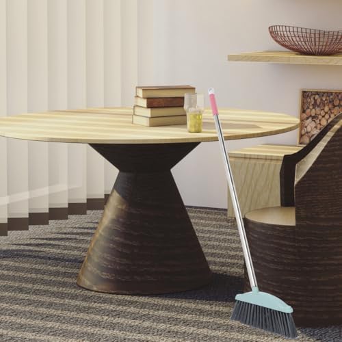 Amosfun 32.67In Stainless Steel Broom Handle Replacement Stick with Standard Threading for Floor Cleaning and Sweeping - Multi-Section Mop and Broom Pole