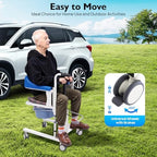 Hydraulic Patient Lift - Portable Transfer Wheelchair for Elderly Care | Ideal for Home, Nursing Homes & Hospitals | Safe & Convenient Mobility Aid
