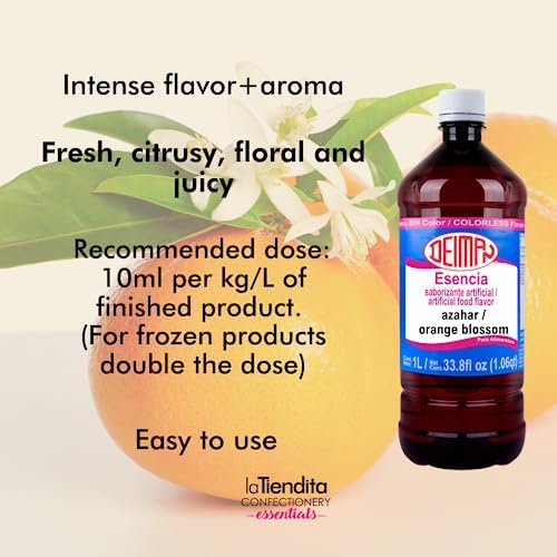 Deiman Artificial Food Flavoring Orange Blossom Essence(33.8 fl oz)