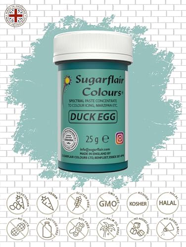 Duck Egg Blue - Sugarflair Colouring Paste - 25g
