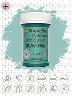 Duck Egg Blue - Sugarflair Colouring Paste - 25g