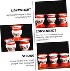 1pc Vintage Chinese Enamel Spittoon Traditional High for Home Use Easy to Clean and Convenient for Daily Needs Stylish and Functional