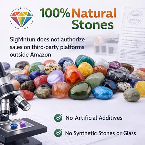 Polished Crazy Lace Agate Crystal Stone Set - 72 Pcs, 0.5" 10 oz Handpicked Natural Tumbled Gemstones Rocks, Pebbles for Reiki, Chakra, Healing, Home Decor