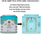 Harney & Sons Royal Palace Tea | Black Teas with Lemon and Grapefruit Flavors, 30 Sachets, Historic Royal Palaces Collection (Tin Design May Vary)