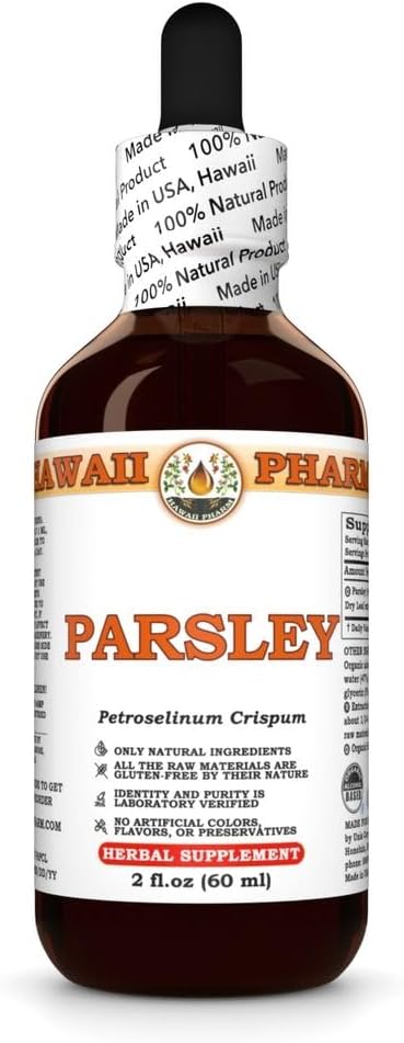 Parsley (Petroselinum Crispum) Dry Leaf Tincture, All Natural, Vegan, Pure Liquid Extract - 2 fl.oz