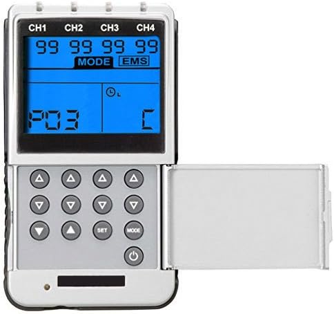 Med-Fit 906A Premier 4 Channel Rechargeable - TENS EMS Combo Muscle Stimulator for Pain Relief and Muscle Strengthening