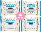 GoodMallow Vegan Marshmallows - Large Kosher Halal Gluten Free Dairy Free Healthy- 4 x 8oz. Natural Gelatin Free Marshmallows for Hot Chocolate, Smores, Baking - Nothing Artificial, Made in USA (White Vanilla ) (Pack of 4)