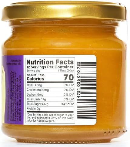 Medotava Heather Honey | 100% Raw and Unfiltered | European Union Organic Certified | No Additives, No Preservatives, No Added Sugar | Hand Harvested | Eco-Friendly Glass Jar | Creamed | 8.8 oz