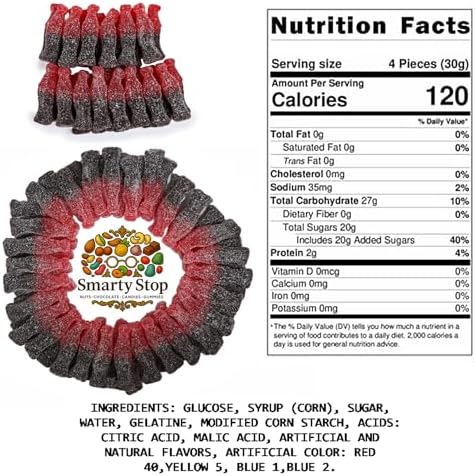 Smarty Stop Sour Cola Bottle (Cherry Cola Bottle, 5 Pound (Pack of 1))