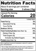 Gaea Organic Pitted Green Olives Non-GMO Large Olives (8 ct. 6 oz Jars)