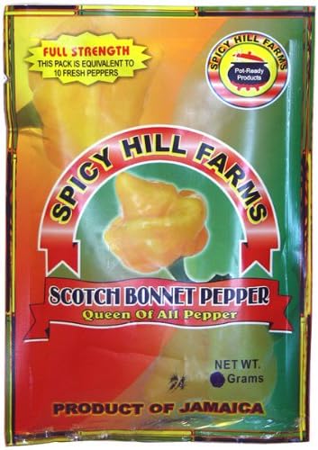 Spicy Hill Farms Dried Scotch Bonnet Pepper (Pack of 2)