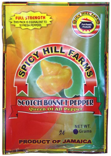 Spicy Hill Farms Dried Scotch Bonnet Pepper (Pack of 1)