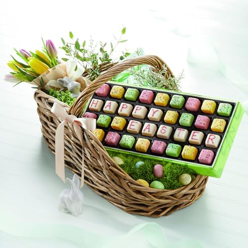 The Swiss Colony Mini Easter Petits Fours: A Delightful Cake Assortment of Decadent Petits Fours Layer Cakes, and Gourmet Easter Treats - A Gift of 36 (.25 oz. each) for Your Easter Basket