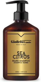 The Goodfellas' smile. Nourishing Beard Shampoo, 250ml/8.5 oz, Made in Italy, Sea Citrus