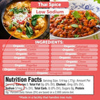 FreshJax Organic Thai Spice Powder – 5.2 oz Plant‑Based Seasoning Blend, Non‑GMO, Gluten‑Free, Keto, Paleo, Kosher—No Preservatives—Flavorful Thai Curry & Stir‑Fry Seasoning