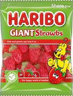 Haribo Giant Strawbs 160g