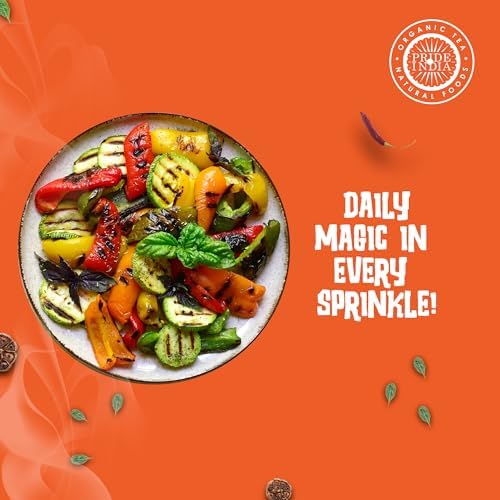 Pride of India Everyday Seasoning | Tangy Spicy All Purpose Mix for Chicken Vegetables Mushrooms Fritters | Non-Bioengineered Vegan Gluten Free | Convenient Grinder Cap Jar - 2.3 oz (65 gm)