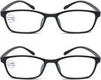 Computer Blue Light Blocking Reading Glasses Flexible Lightweight Unbreakable Readers Anti Eyestrain for Women Men